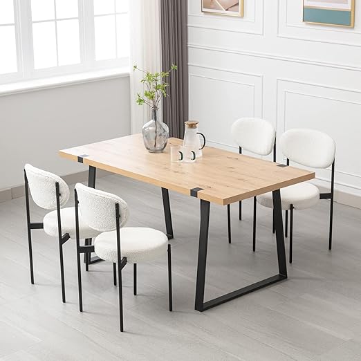 I really liked the chairs! However my dining table is really tall and the chairs did not fit the height of the table. The seller is also very quick and responsive. Would definitely recommend these