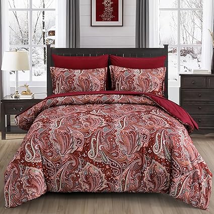 Loved this so much. Washed nicely and is so comfy and fluffy.. Not too hot not too cold. Perfect.. Would definitely recommend this comforter set. Sheets great also!