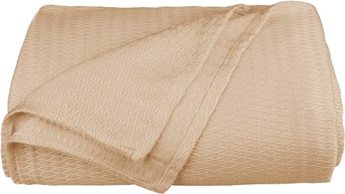 Bamboo Cooling Blanket King Size - Soft Thin Summer Blankets for Hot Sleepers, Lightweight Chill Blanket Absorbs Heat to Keep Adults/Children/Babies Cool on Warm Nights 90×108in