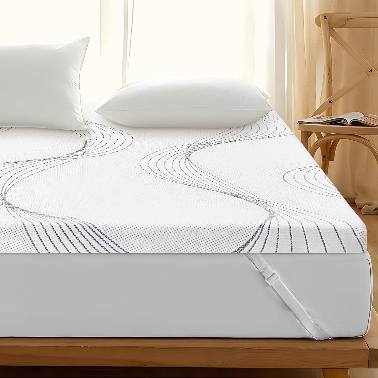 The zipper is very weak and broken during first use. You should ship the entire mattress to replace the zipper.