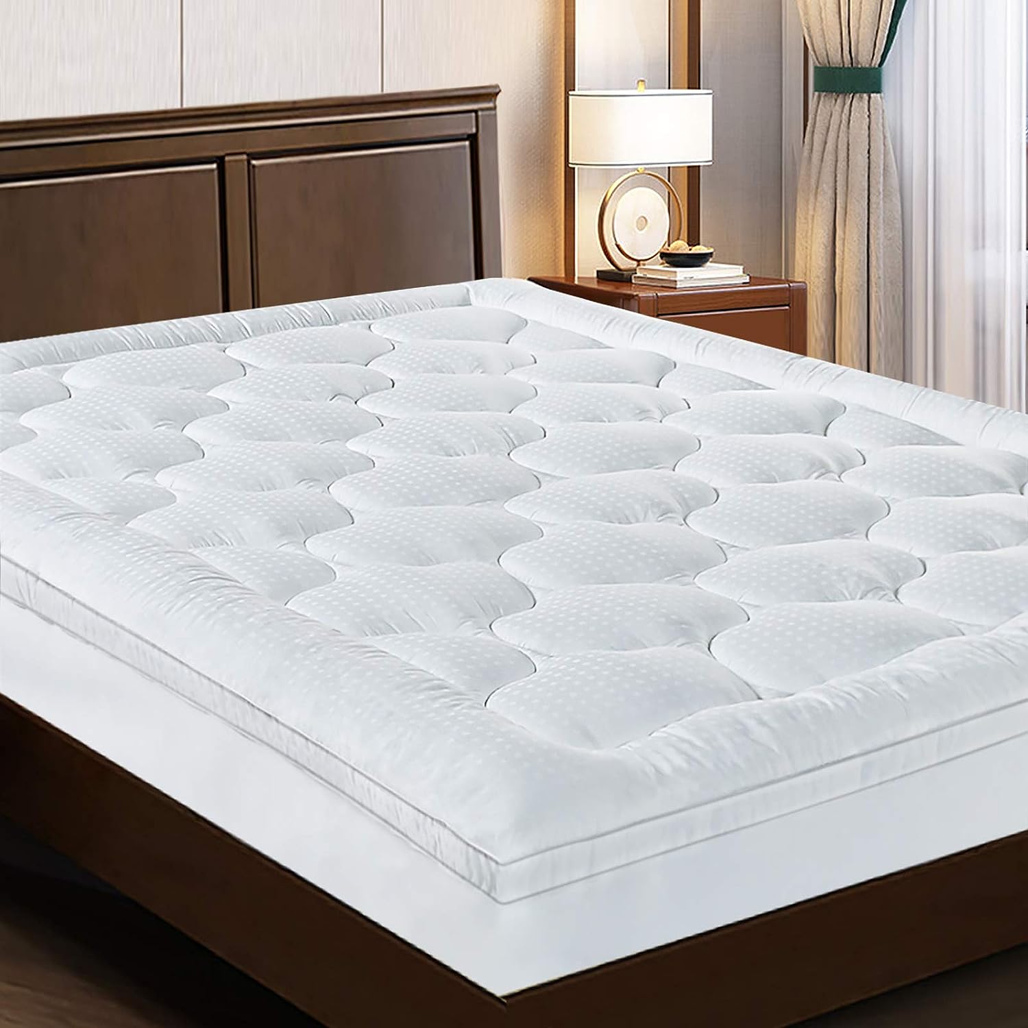 With my bad back and a mattress that is a bit too firm, I needed something to soften it a bit. It does help a lot. It is nice and thick and soft too . Would recommend it to anyone who needs that too .