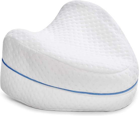 Contour Legacy Leg & Knee Foam Support Pillow - Soothing Pain Relief for Sciatica, Back, Hips, Knees, Joints - As Seen on TV