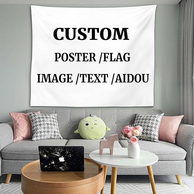 Apdidl Taylor Custom Tapestry Poster Flag, Swift Music album Custom Personalized Backdrop, lil peep Drake Rapper Custom Wall Hanging for Room Decor, Teen Girls 