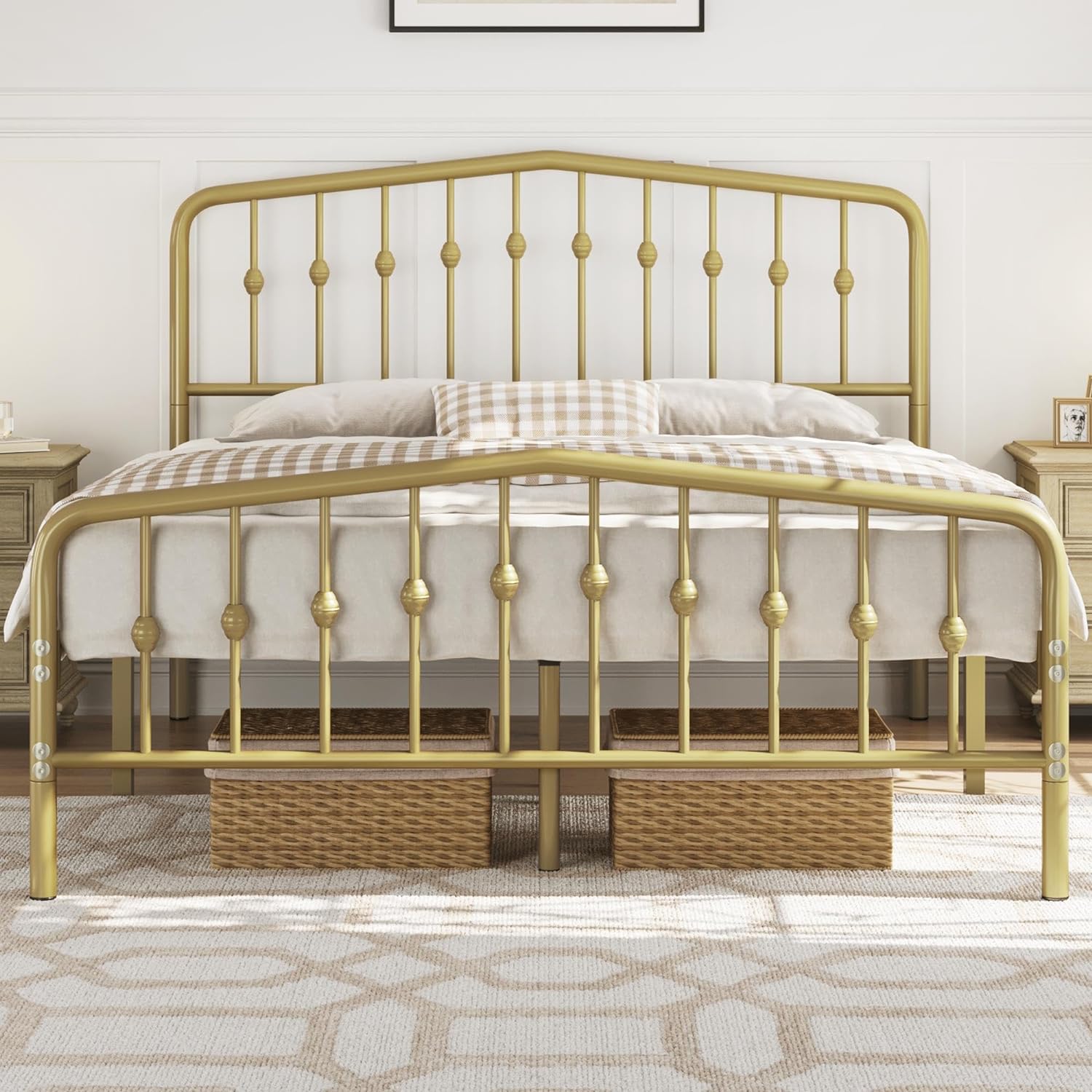 This was a great value for the price. My husband said the bed was easy to put together, but it was time consuming. Bed is very sturdy though we have not had a guest sleep in it yet. It looks just like th picture. So far very happy.