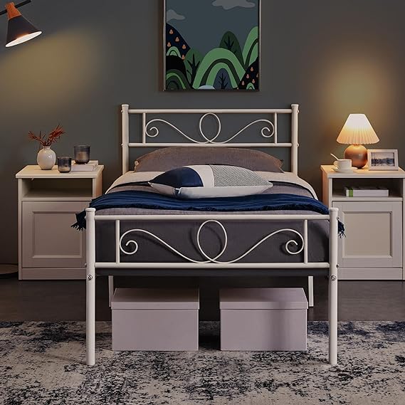 This twin bed is easy to assemble and disassemble. Has a beautiful design perfect for a minimalist decor bedroom.Great quality, light weight easy to move around.Can fit comfortably an adult person also.