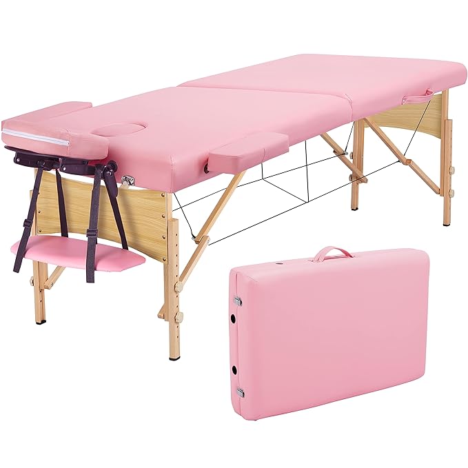 Yaheetech Massage Tables Portable Tattoo Table Lash Bed 28