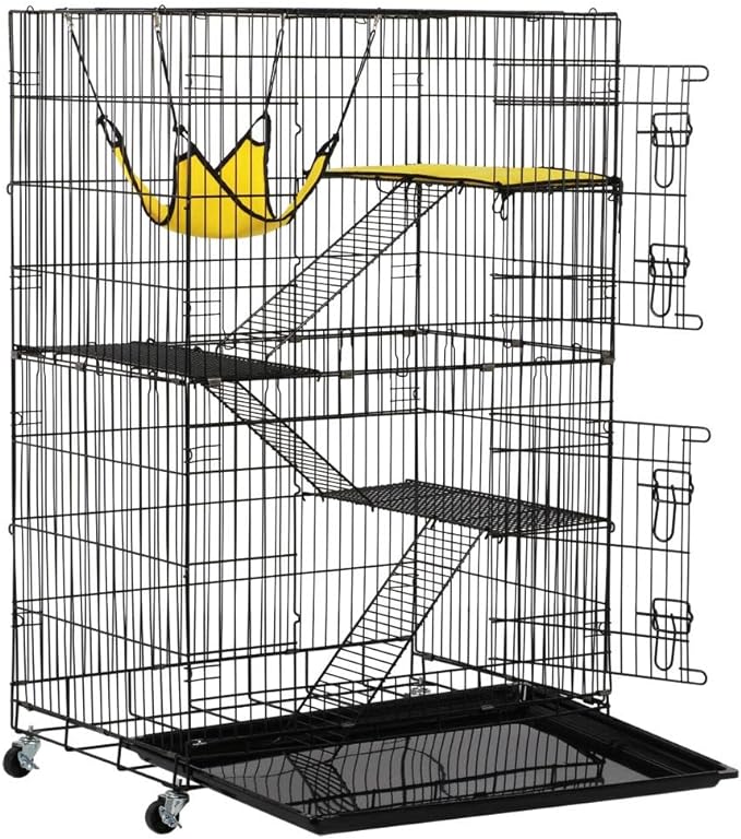 Instructions are beyond awful, but its not all that difficult. I reinforced all the connections with large wire ties. Its worked great for 2 small feral cats we are try to habituate to our home. Would purchase again.