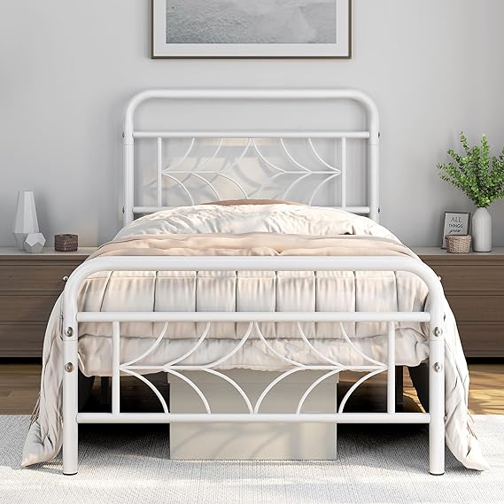 I like the way the bed frame looks and the sturdiness of it. The labels were very clear and that' something I appreciate. It takes some time to build the whole thing. Towards the end you will probably need 2 people to complete it.