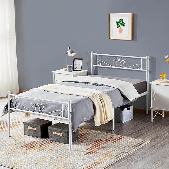 This twin bed is easy to assemble and disassemble. Has a beautiful design perfect for a minimalist decor bedroom.Great quality, light weight easy to move around.Can fit comfortably an adult person also.