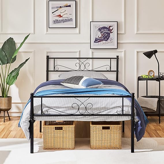 This twin bed is easy to assemble and disassemble. Has a beautiful design perfect for a minimalist decor bedroom.Great quality, light weight easy to move around.Can fit comfortably an adult person also.