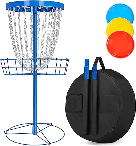 So I splurged and replaced my homemade basket with something with PDGA specs (will follow up below). However, I didn't want to (cough* couldn't afford to) splurge THAT much, so instead of the shiny, name-brand, PDGA approved, I saved a few bucks and went for the 24-chain Yaheetech basket.Let' get at it.Unboxing: As I unboxed, I wasn't overly impressed with the cheap styrofoam that is now somehow stuck to my ceiling (which is vaulted, 12 foot, how). However, the basket and corresponding parts