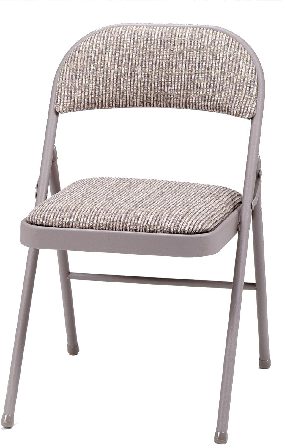 Meco Industries Sudden Comfort Deluxe Padded Folding Chair, Regular, Chicory Lace Frame and Motif Fabric Seat and Back 