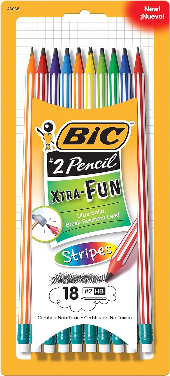 These were my sons favorite pencils years ago and not I cant find them but online. They have a slight bend to them, which my son loves.
