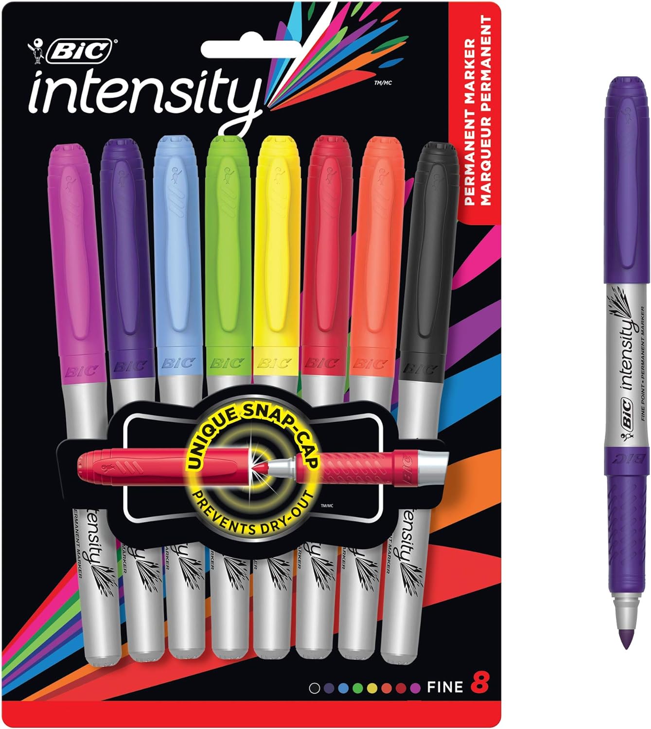 My daughter and I both enjoy using the Bic markers in our adult coloring books.The colors are true to what the cap shows. And the saturation is great. I love the color selection and the gradation this package offers.Excellent product !