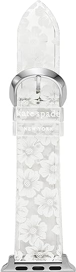  Kate Spade New York Interchangeable Silicone Band Compatible with Your 38/40/41mm Apple Watch- Straps for Apple Watch Series 8/7/6/5/4/3/2/1/SE 