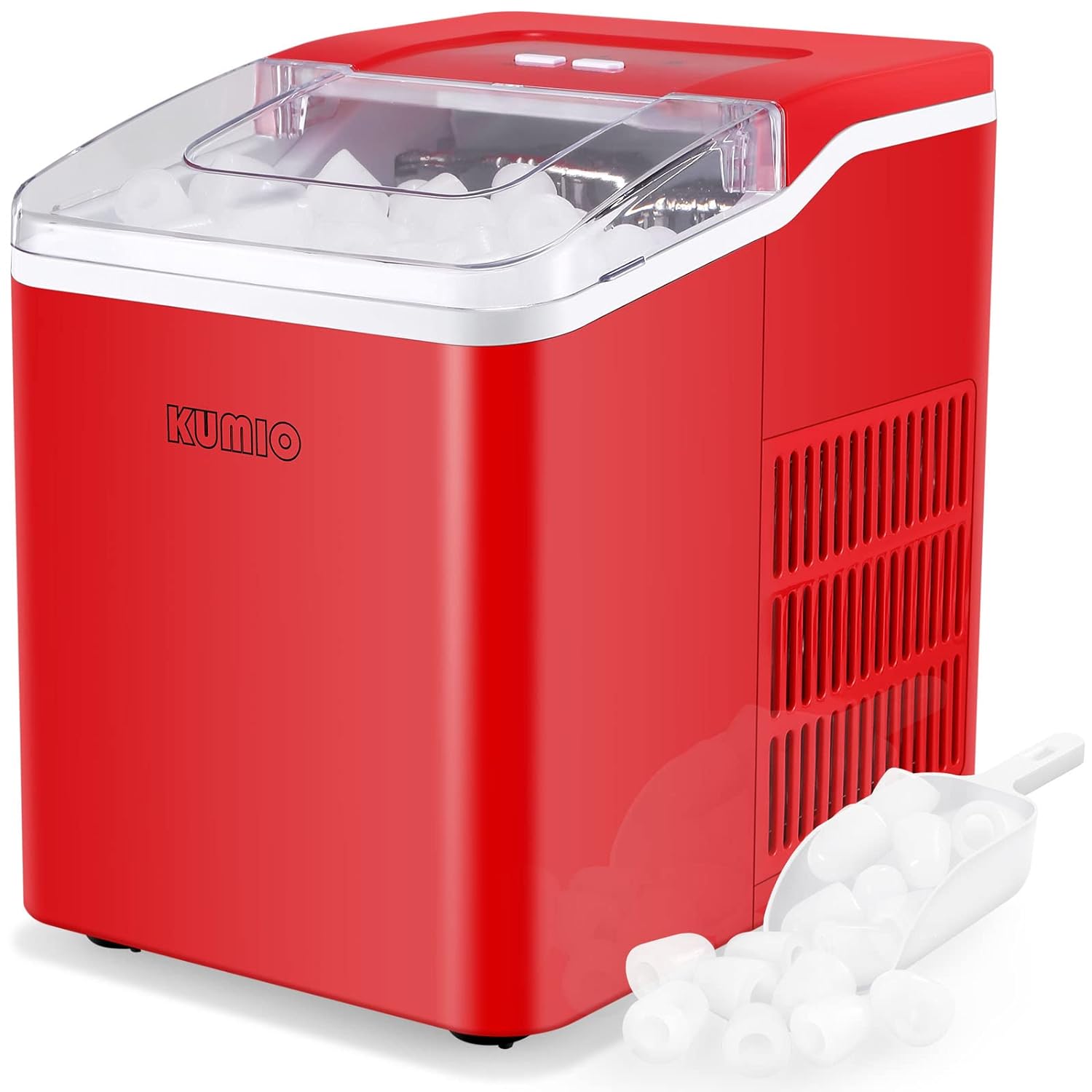 Product works great, as expected. It' a bit more noisier than I would like, but the level is still acceptable. A great substitute for my fridge ice maker.