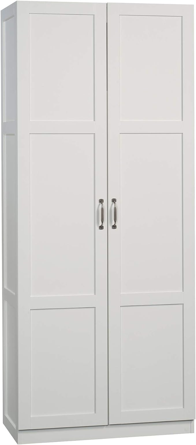 Sauder Select Storage Pantry cabinets, L: 29.69 x W: 16.34 x H: 70.10, White finish