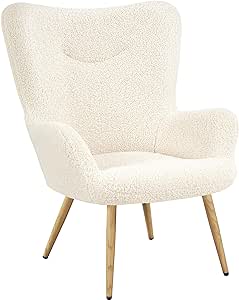 This chair is a great value. Ive been looking at other options and was skeptical because others were quite a bit more expensive. It was simple to assemble and its perfect for an accent chair in our guest room. The cushion is firm - it may not be comfortable for a long period of time (I havent tested that) - but with pillows and a blanket it can be cozy. The style is nice and it is a substantial piece.