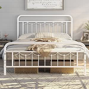 For the price this bed frame is amazing. Its sturdy, easy to put together and looks great! Only thing that I think would make it better is if the bolts, screws and washers were white to match the frame color.