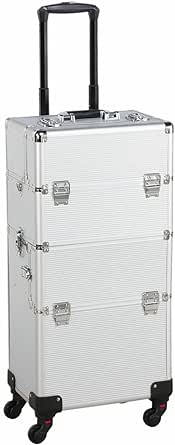 I am so happy with this traveling locker. It provides so much storage area. Having wheels is a must and they were so easy to put on. It has a telescopic handle to maneuver easier. It has 3 compartments and keys for all the locks. I might have to get me another one. I highly recommend.