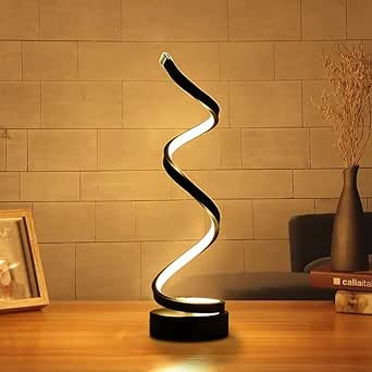modern table lamps,unique lamps,Bedside Lamp for nightstand,LED Dimmable minimalist table lamp for Bedroom Living Room Office desk lamp bookshelf lamp,12W Warm White
