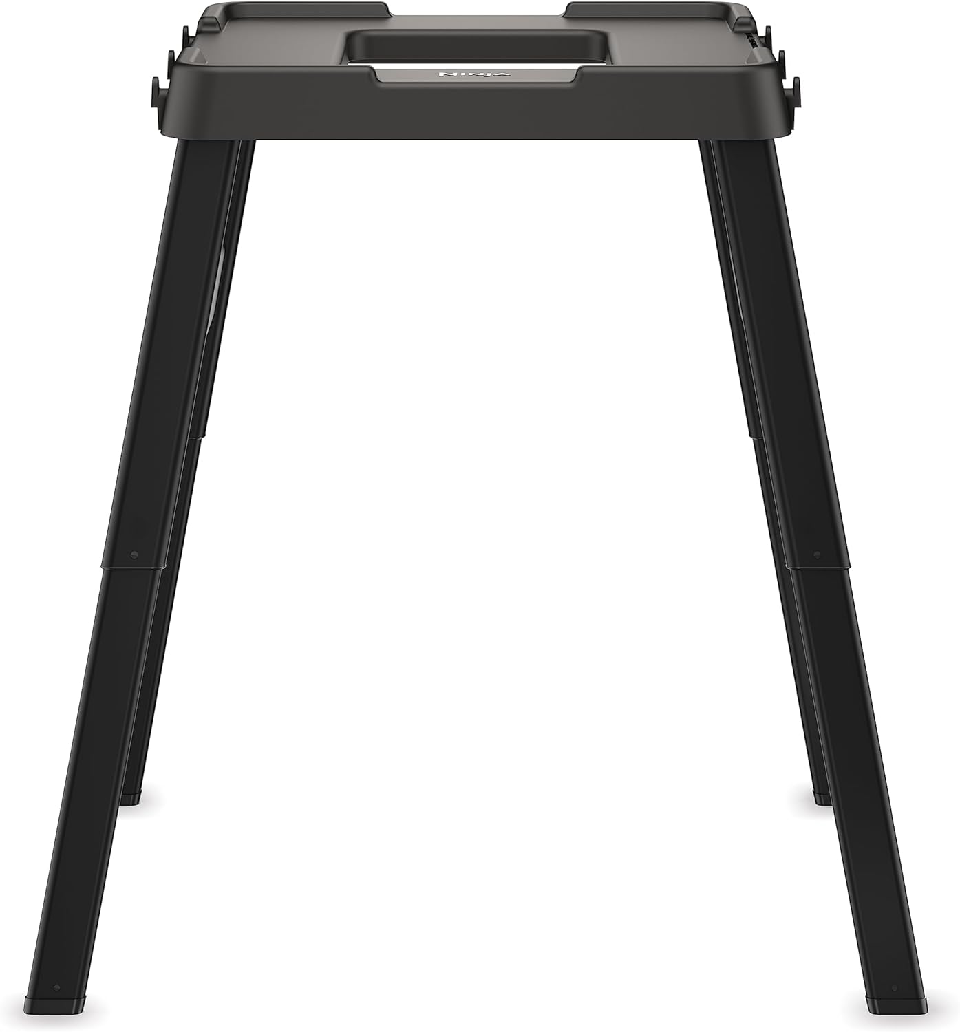 Ninja XSKUNSTAND Outdoor Stand, Woodfire Products, Adjustable Height, Utensil-Holder, Side Table-Compatible, Weather-Resistant, Black, 26 x 34 x 34