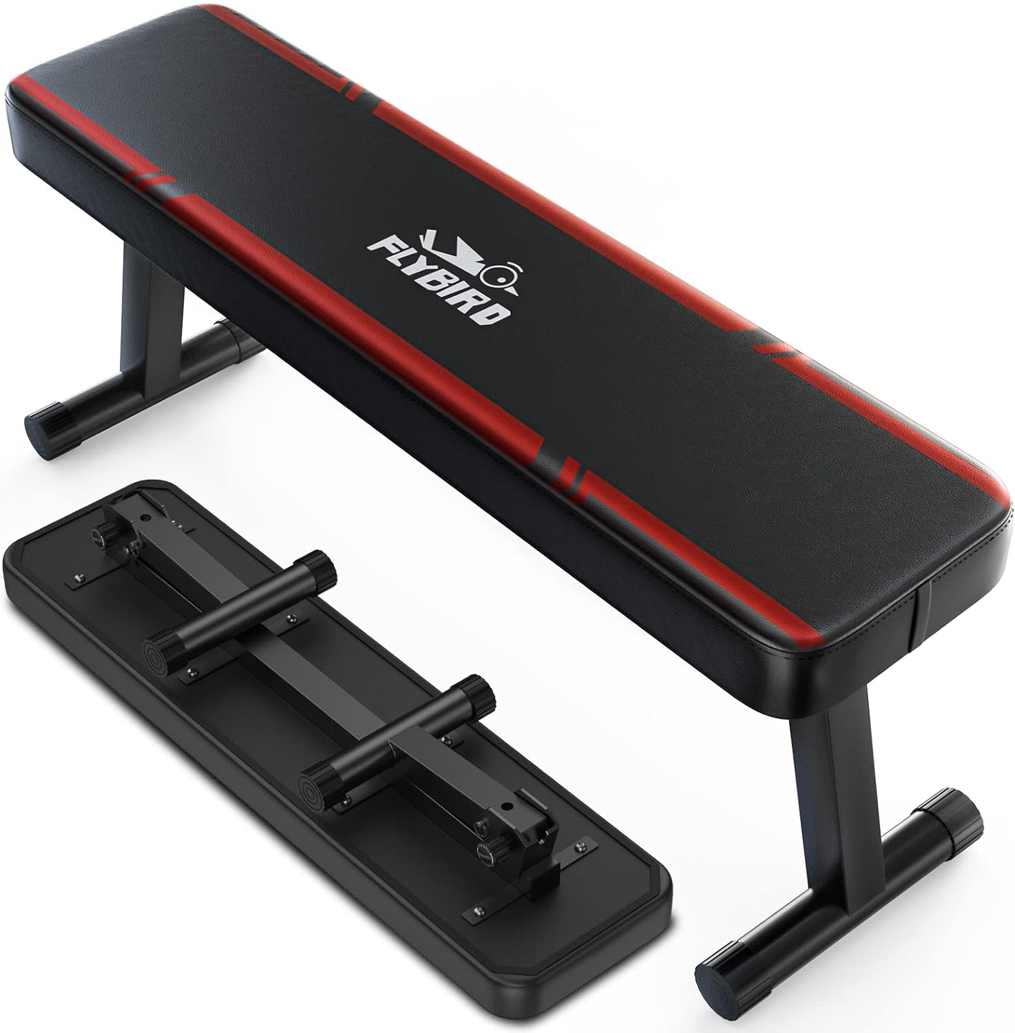 This is a sturdy bench. Easy to setup and very simple to fold away. I use this for my home gym. Since I am able to fold this bench, it saves me a lot of space.