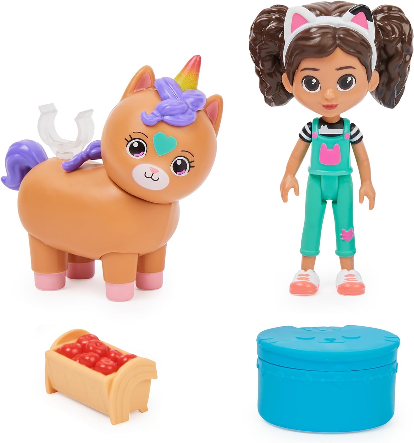 Gabby's Dollhouse, Gabby Girl and Kico the Kittycorn Toy Figures Pack, with Accessories and Surprise Kids Toys for Ages 3 and up