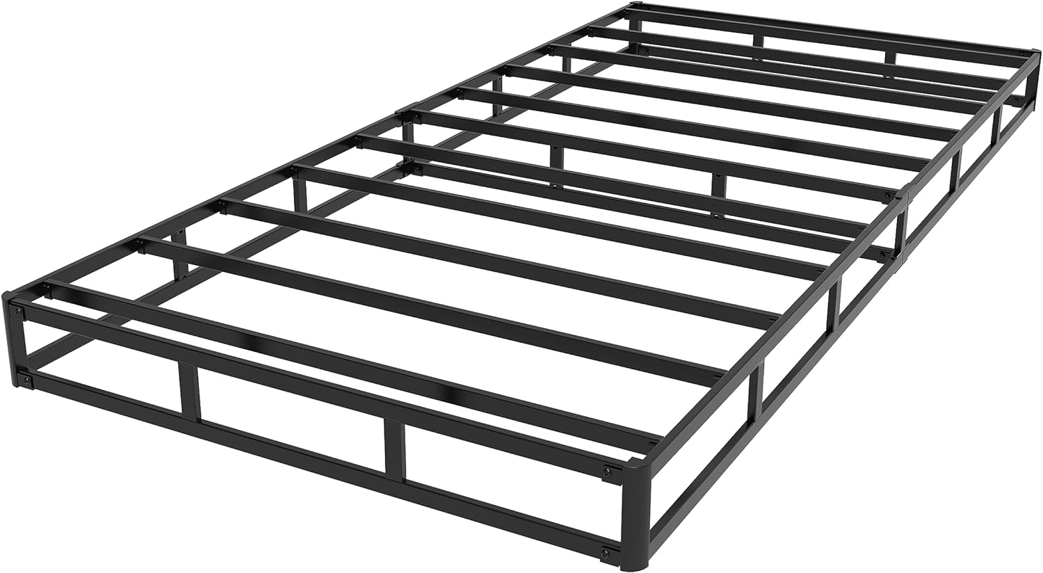 EMODA 5 Inch Twin XL Box Spring Bed Base, 1500 lbs Heavy Duty Metal Mattress Foundation with Fabric Cover, Easy Assembly