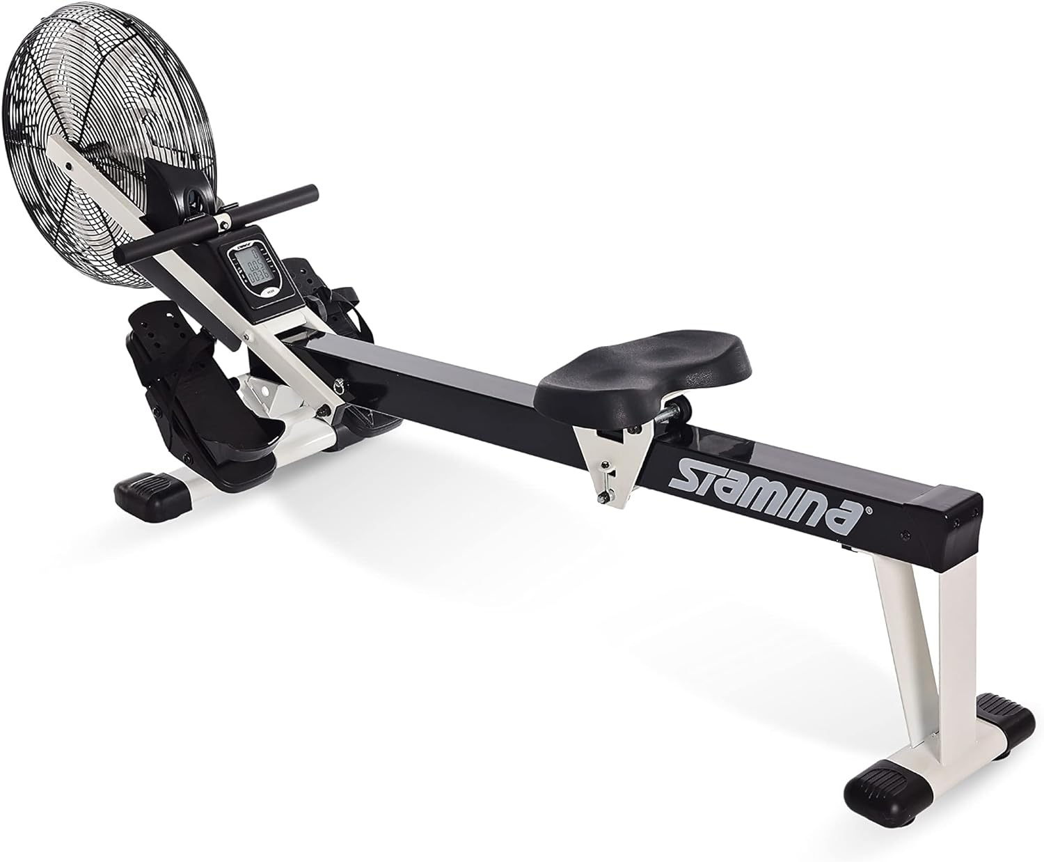 This rower does the job and was easy to put together. It' an air rower so there is no resistance settings, you control the resistance by how fast and hard you pull. I went this route instead of a magnetic resistance rower because I was worried I would max out of the resistance over time with the magnetic type. The added benefit is you get a nice breeze as you row!The noise isn't bad and I can watch a video with ear buds without issue while rowing. With the door closed the noise doesn't bother o