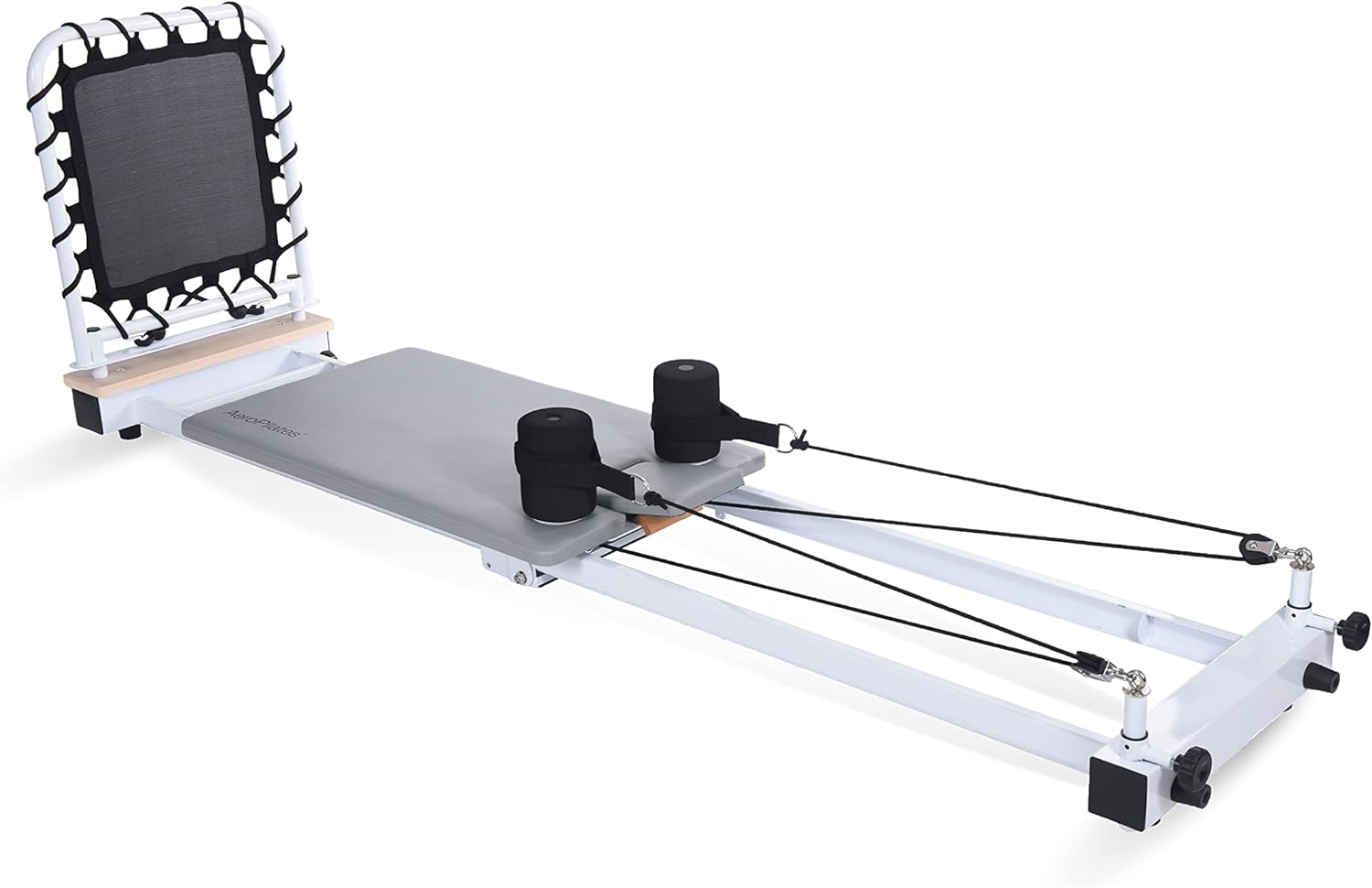 I spent a fair amount of time looking at reformers online, hemming and hawing about whether to buy one. My concerns were cost of the high-end ones, quality of the mid and low priced ones, and how much space it would take up in our spare bedroom. This reformer wins on all counts!The $650 price point means it pays for itself in fewer than 20 skipped classes. That would be 20 weeks at my pace of one class per week, but that brings up another advantage - I use it two or three times per week, rather 