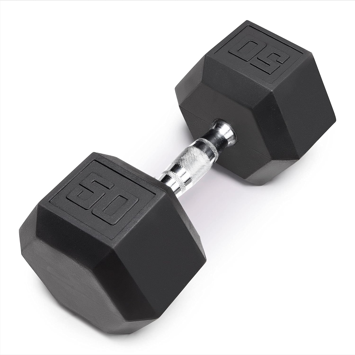 Marcy Inspire Rubber Hex Dumbbell - Available for 25lb - 50lb