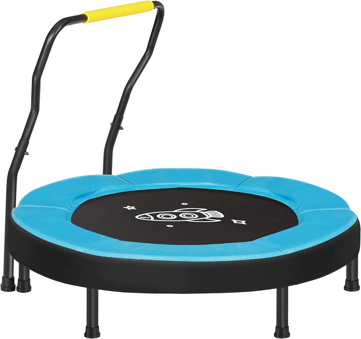 SONGMICS Trampoline for Kids, 3ft Mini Trampoline with Handlebar, Toddler Trampoline for Indoor and Outdoor, Max. Load 220 lb