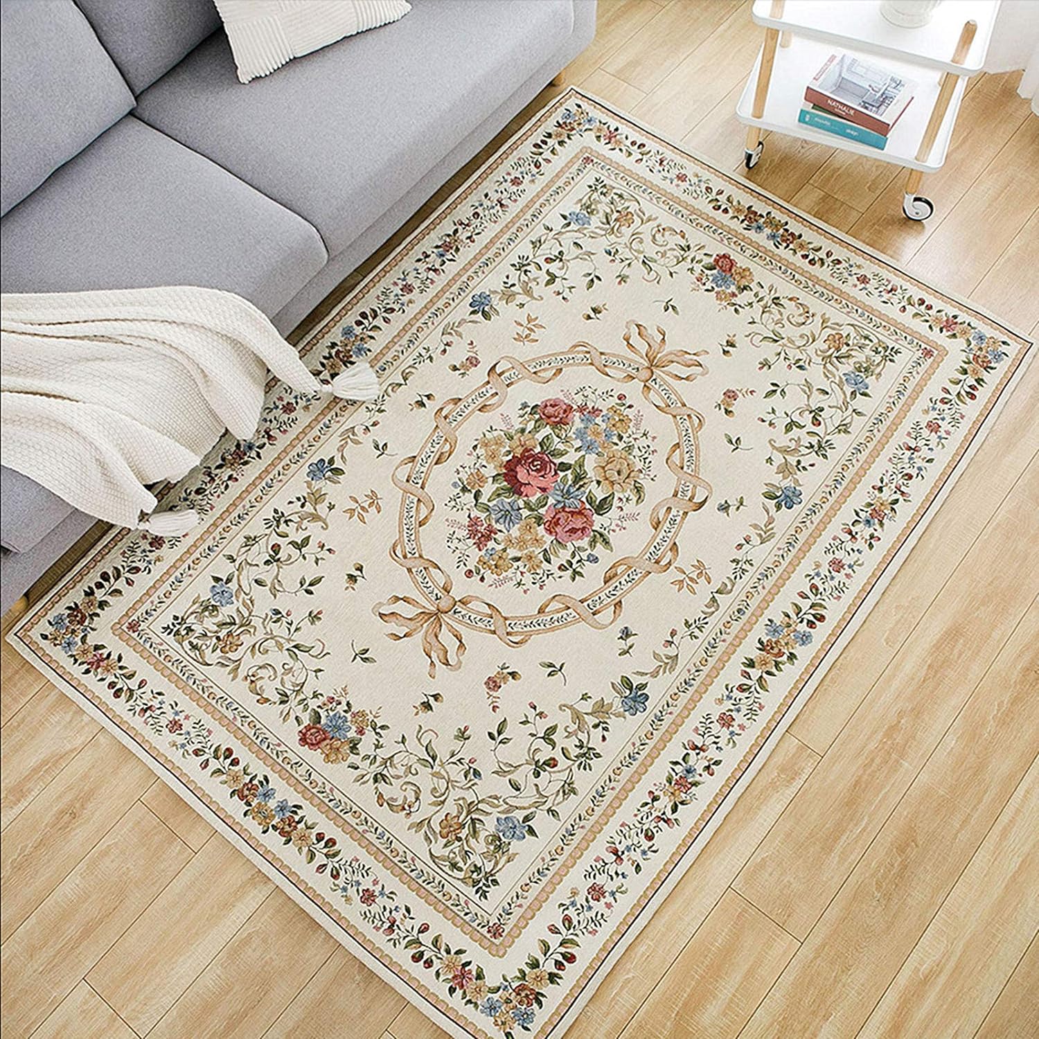 UKELER Royal Collection New Traditional Oriental Rug Home Decor Collection Floral Rugs Carpet for Bedroom (71''47.2'', Euro Romance)