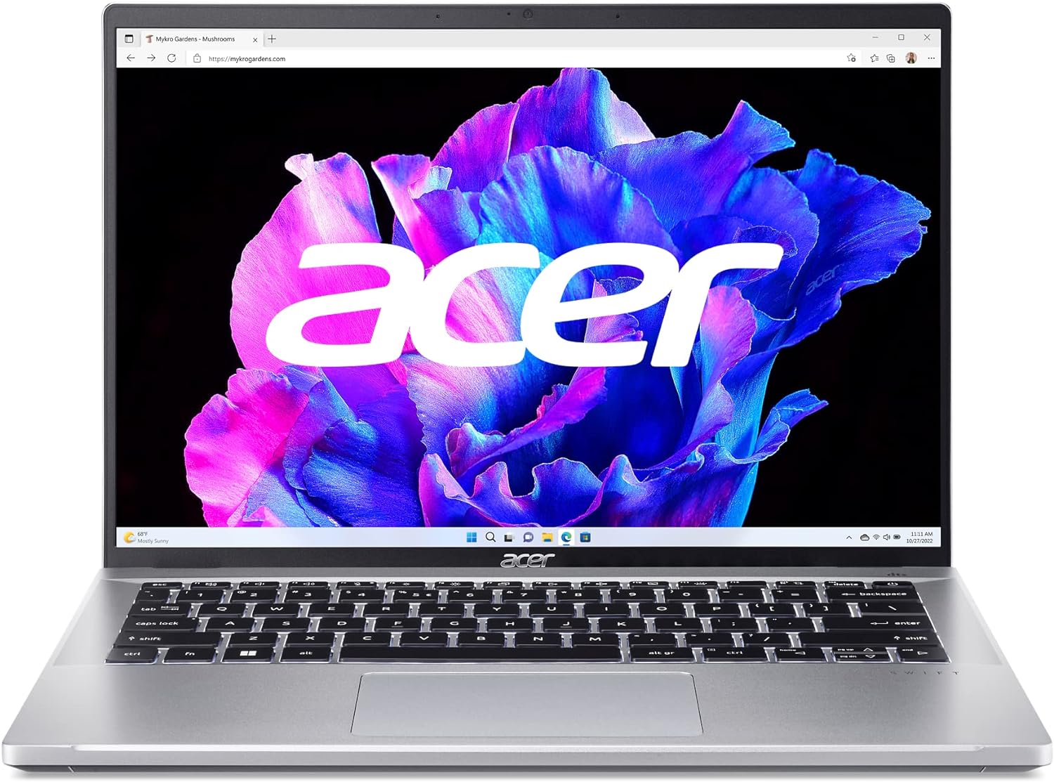 Acer Swift Go 14 Thin & Light Laptop | 14 2.2K 2240 x 1400 100% sRGB Display | Intel Core i5-1335U | Intel Iris Xe Graphics | 8GB LPDDR5 | 512GB Gen 4 SSD | Intel WiFi 6E AX211 | SFG14-71-52TV