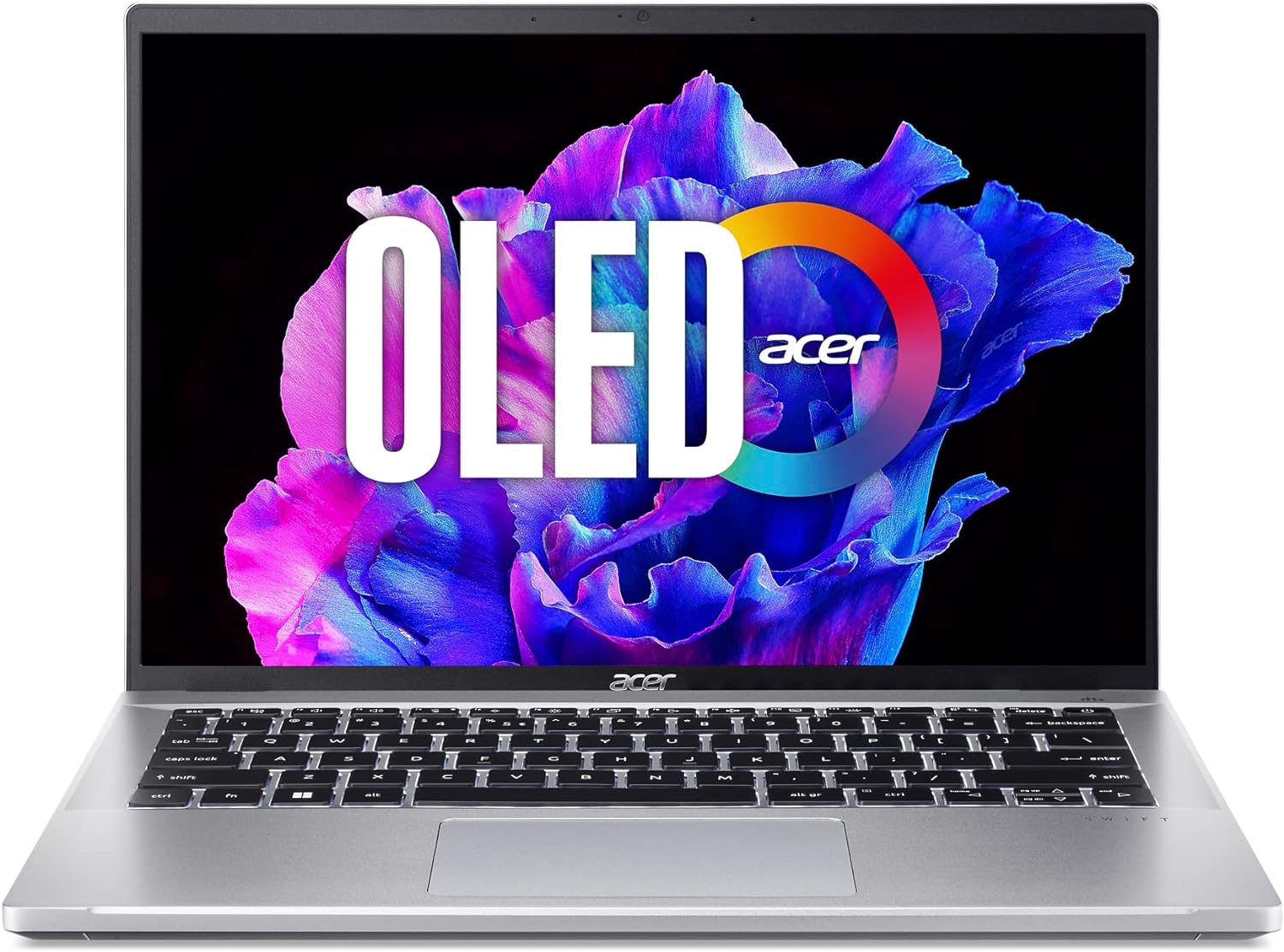 Acer Swift Go 14 Intel Evo Thin & Light Laptop 14 OLED 2880 x 1800 90Hz 400nit Display Intel Core i7-13700H Intel Iris Xe 16GB LPDDR5 512GB Gen 4 SSD Killer WiFi 6E AX1675 SFG14-71-785V