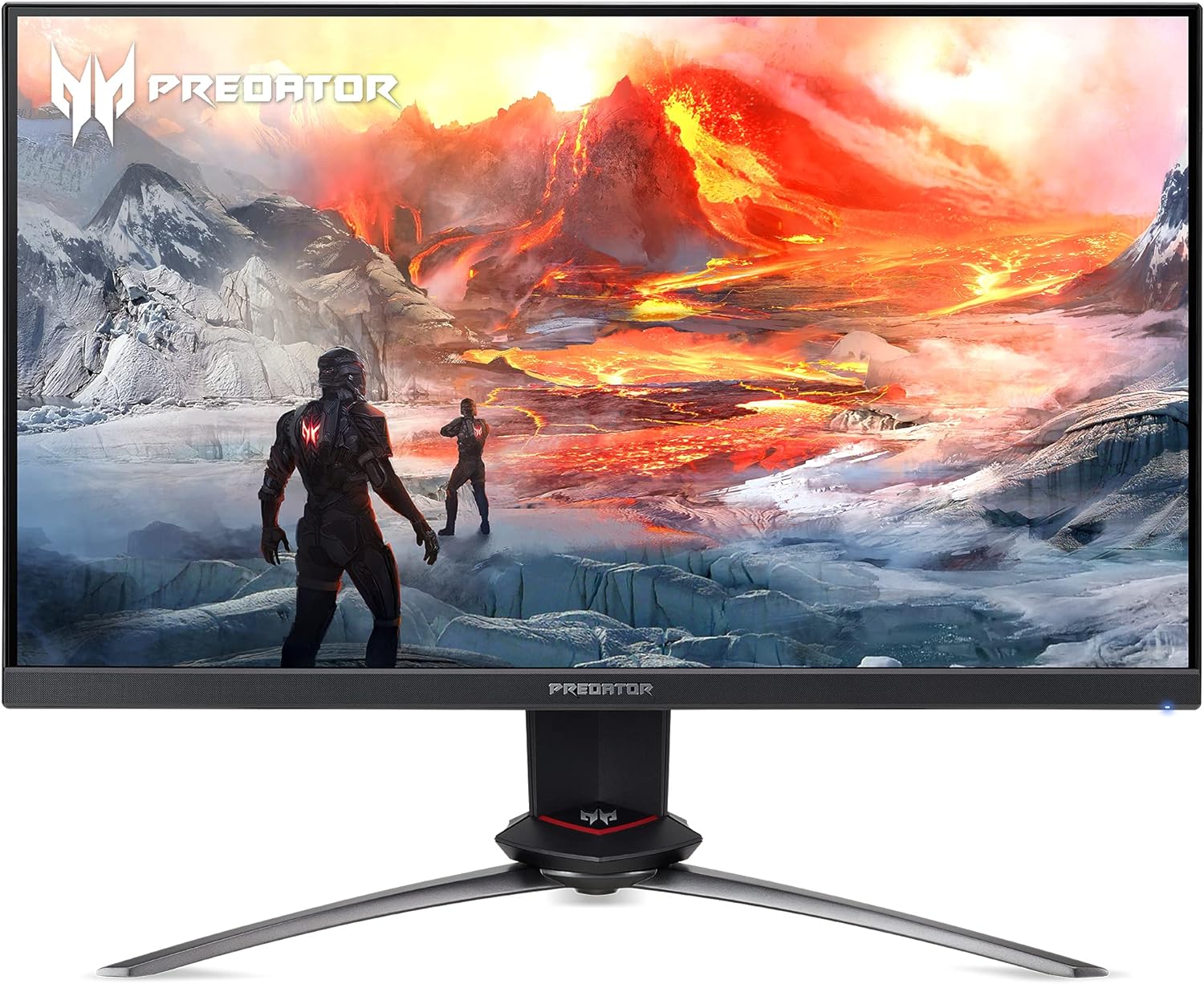 acer Predator 27 UHD 3840 x 2160 IPS Gaming Monitor | AMD FreeSync Premium | 160Hz | Up to 0.5ms | HDR600 | Delta E<1 | TUV/Eyesafe | USB Type-C, DP 1.4 & 2 x HDMI 2.1 | XB273K LVbmiipruzx