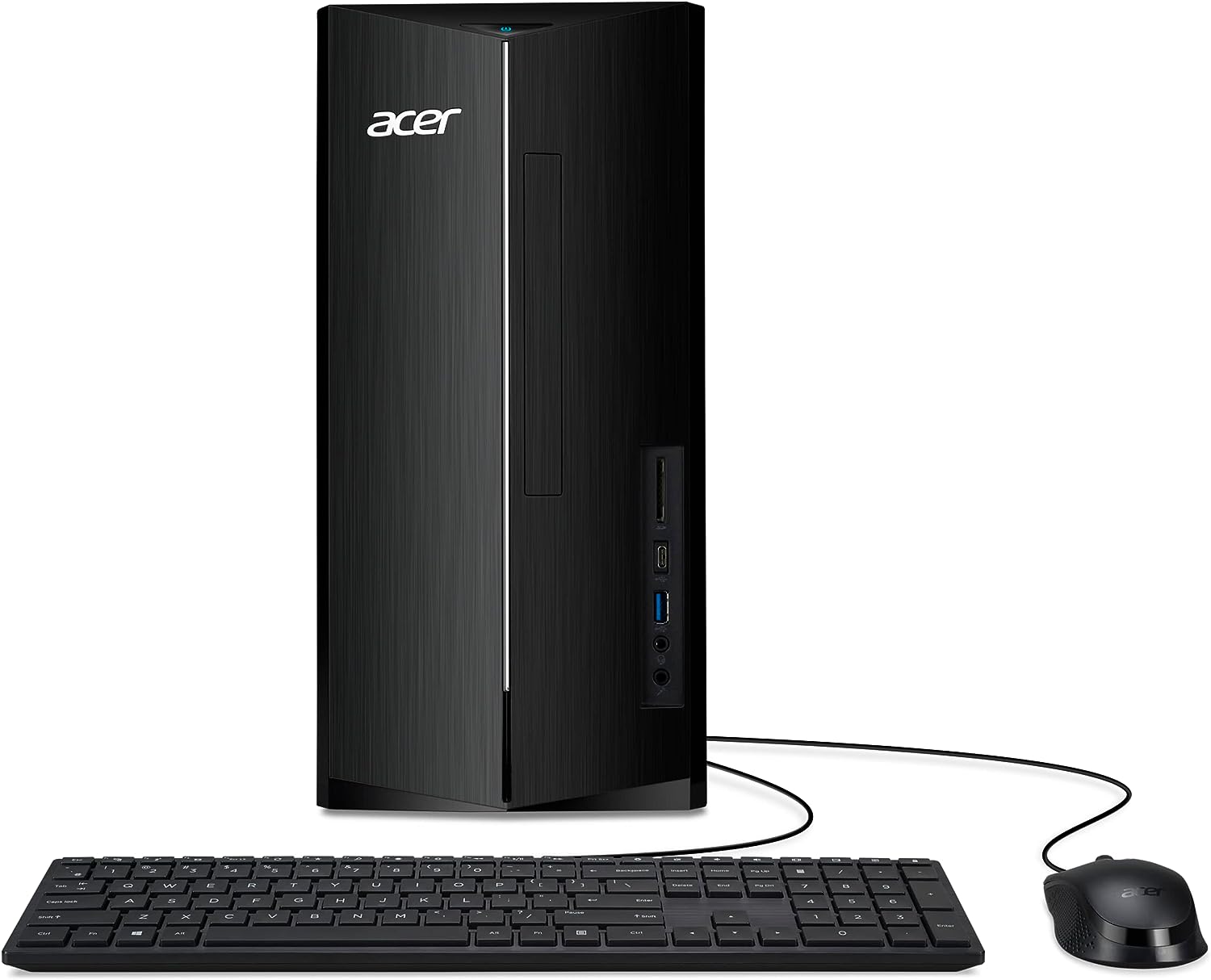 Acer Aspire TC-1780-UR11 Desktop | 13th Gen Intel Core i5-13400 10-Core Processor | 16GB 3200MHz DDR4 | 512GB M.2 2280 PCIe Gen 4 SSD | SD Card Reader | Intel Wi-Fi 6E AX211 | Windows 11 Pro,Black