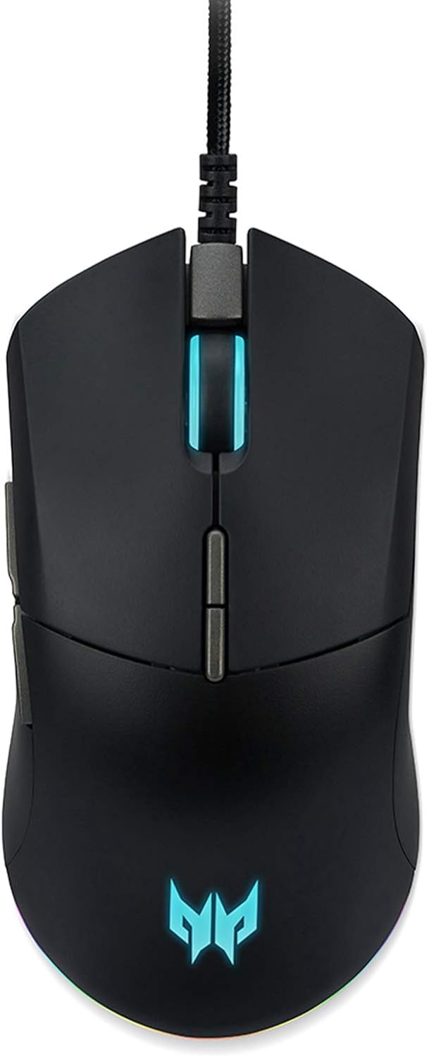 Acer Predator Cestus 330 Gaming Mouse with PixArt 3335 Sensor, Adjustable DPI Settings, 16.8 Million RGB Color Lighting Combinations & NVIDIA Reflex