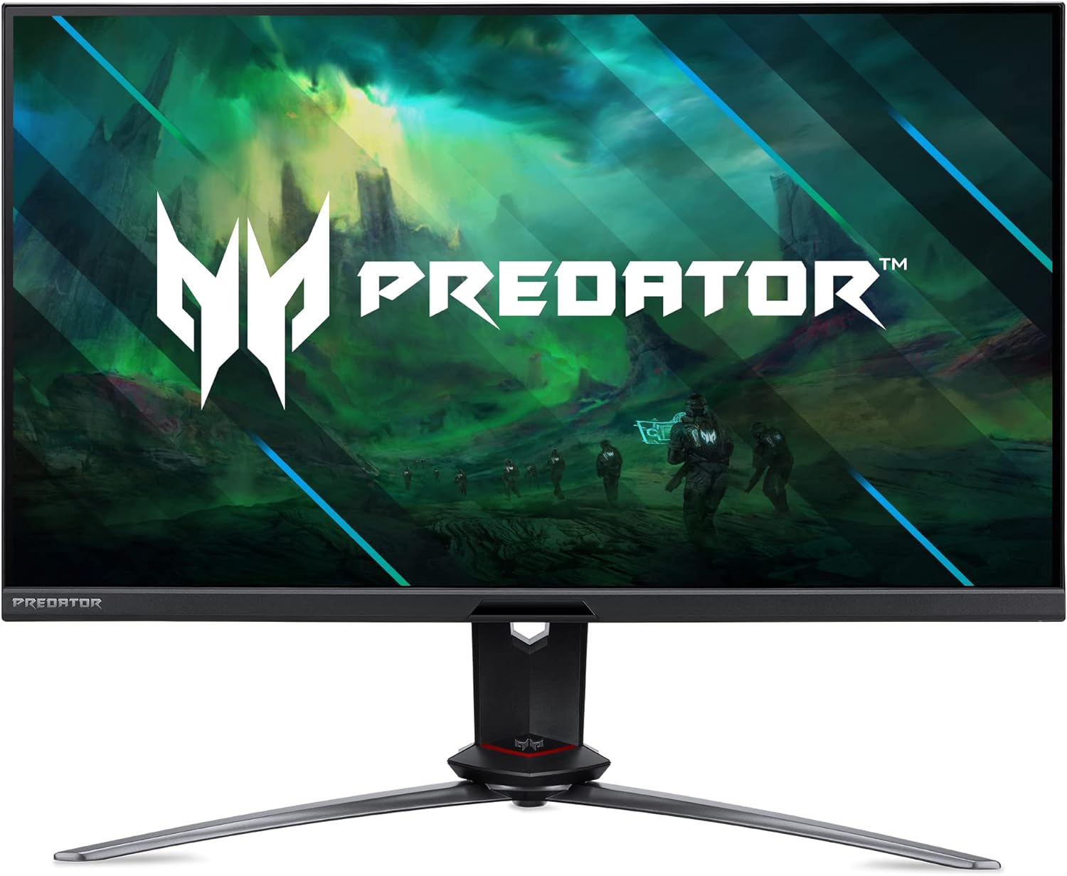 Acer Predator XB283K KVbmiipruzx 28 UHD 3840 x 2160 Agile-Splendor IPS PC & Console Gaming Monitor | AMD FreeSync Premium/G-SYNC Compatible | 144Hz | 1ms | 1xUSB Type-C, 1xDP 1.4, 2xHDMI 2.1 & 4xUSB