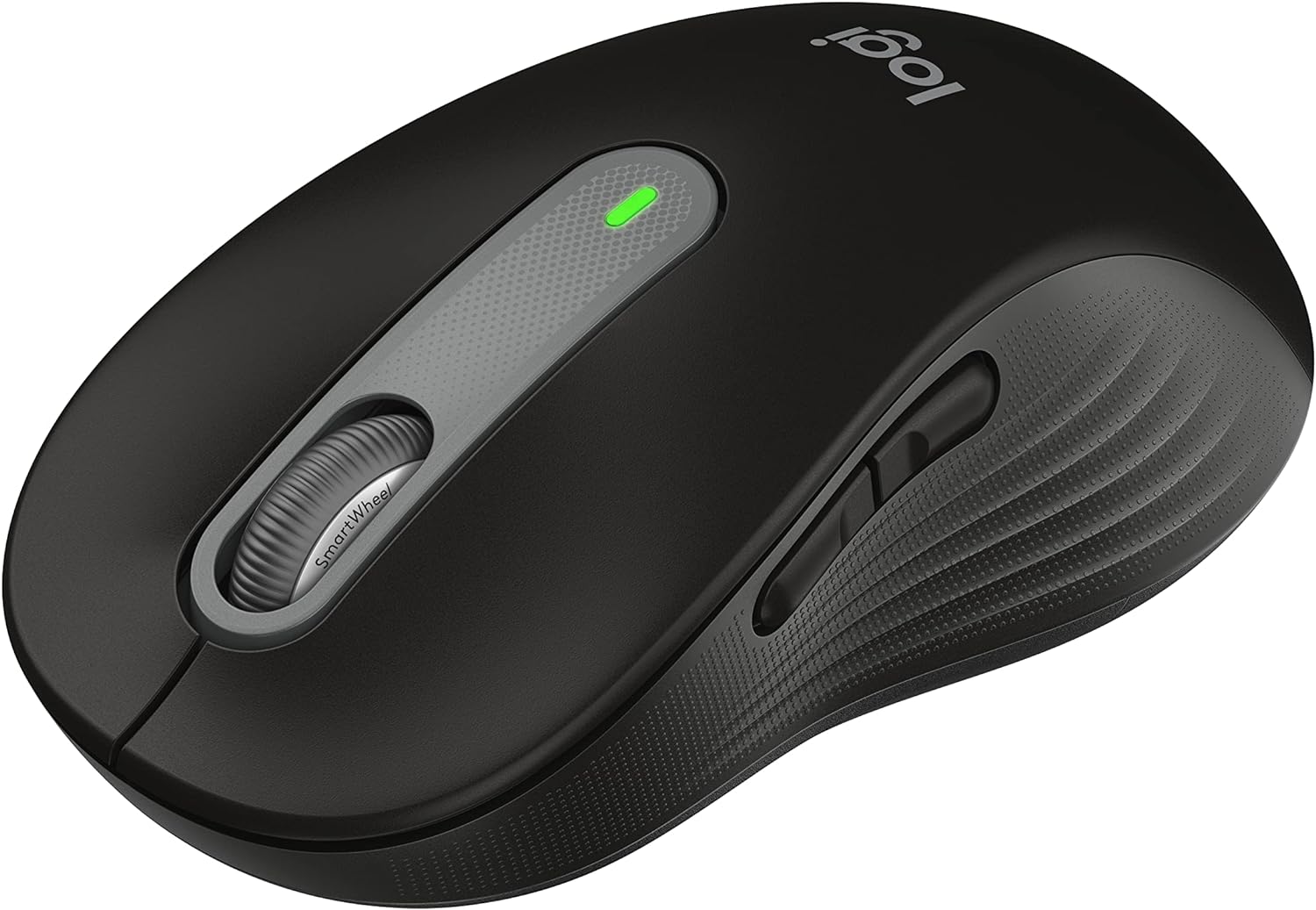 Logitech Signature M650 Wireless Mouse - For Small to Medium Sized Hands, 2-Year Battery, Silent Clicks, Customizable Side Buttons, Bluetooth, for PC/Mac/Multi-Device/Chromebook - Black