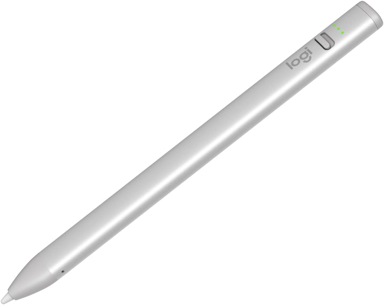 Logitech Crayon Digital Pencil (iPads with USB-C Ports) Featuring Apple Technology, No Lag Pixel-Precision, and Dynamic Smart Tip with Fast Charge - Silver