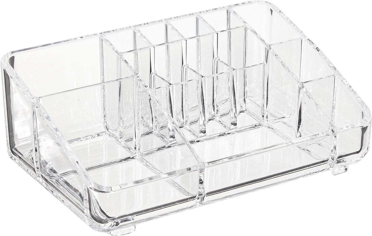 Amazon Basics Square Acrylic Cosmetic Makeup Organizer Storage, Medium