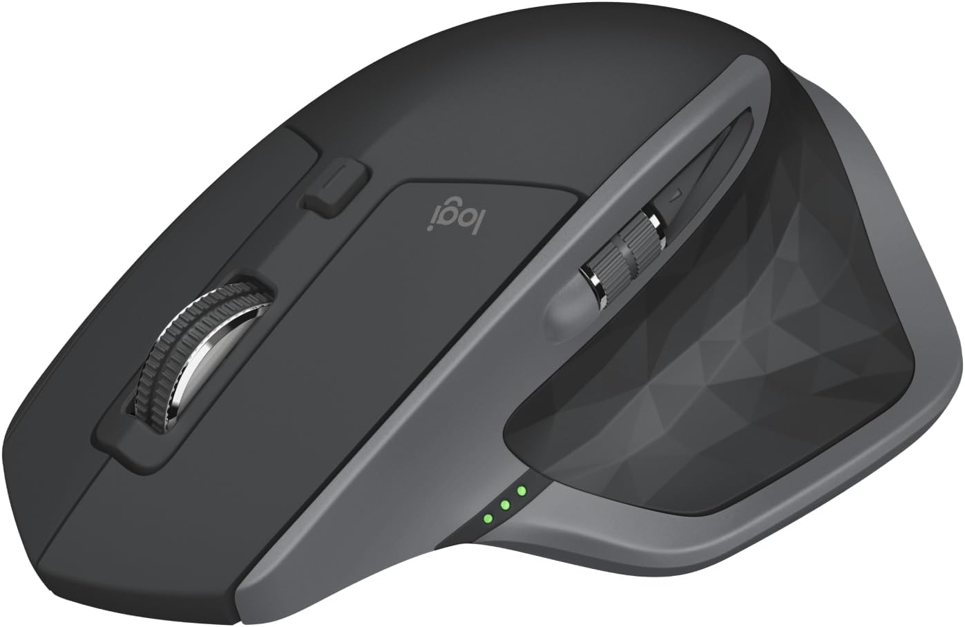 Logitech MX Master 2S Bluetooth Edition Wireless Mouse  Use on Any Surface, Hyper-Fast Scrolling, Ergonomic, Rechargeable, Control Up to 3 Apple Mac and Windows Computers - Graphite