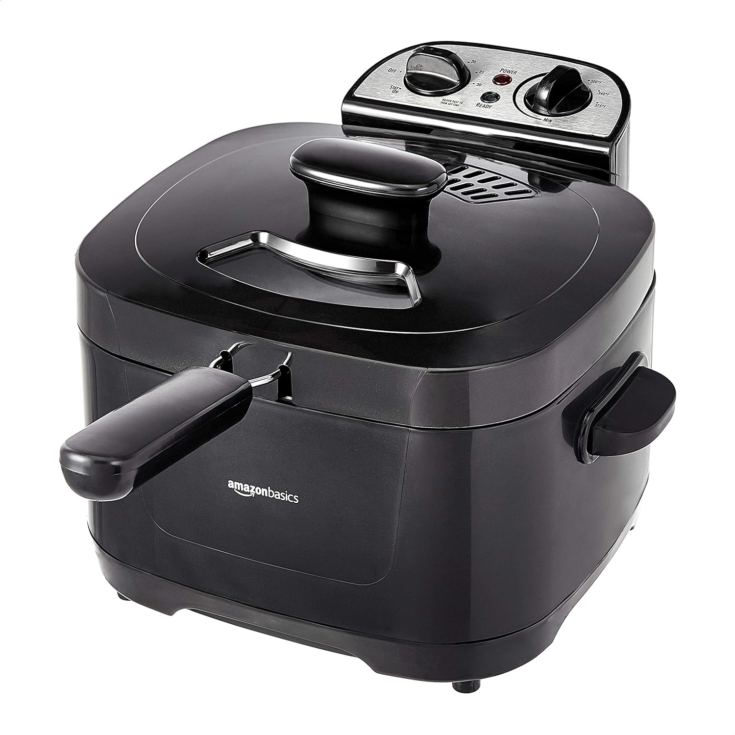 Amazon Basics 2 Liter Electric Deep Fryer, Black