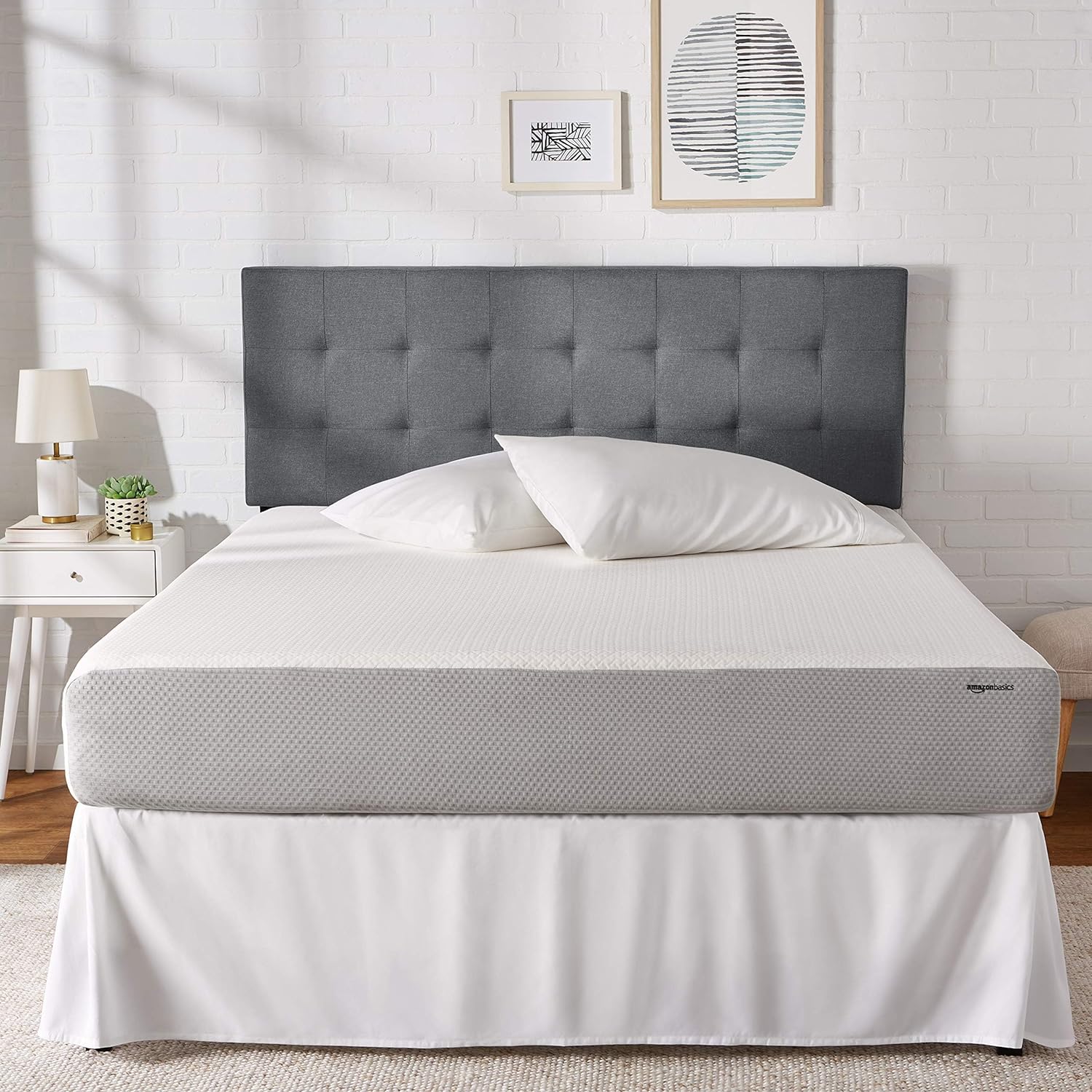 Amazon+Basics+10+Inch+Memory+Foam+King+Size+Mattress+for+Pressure+Point+Relief%2c+Plush+Feel%2c+White%2fGrey