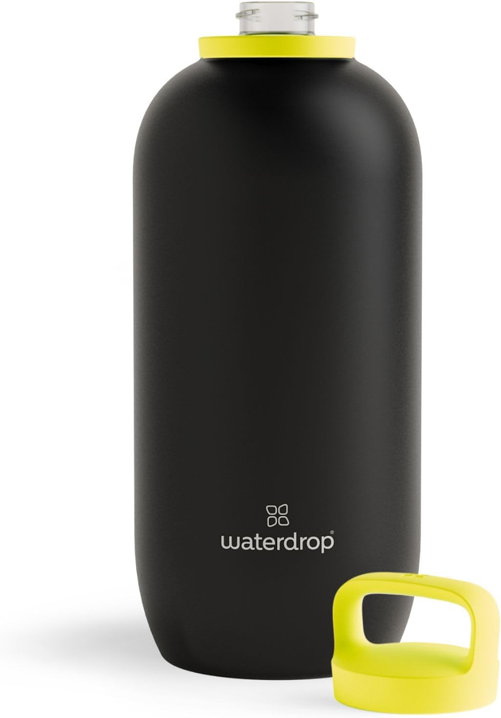 waterdrop Steel Bottle 64 oz - Stainless Steel Water Bottle, Vacuum Insulated & Double Walled - 12h Hot, 24h Cold - Flask Thermos - Leak-proof Drinks Bottle - Reusable, Robust, BPA-free