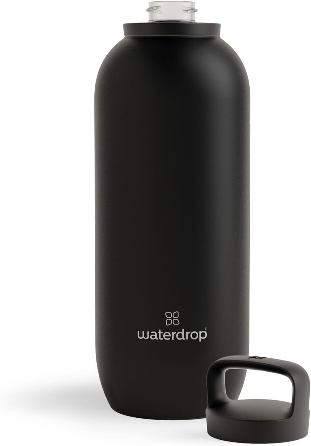 waterdrop Steel Bottle 47 oz - Stainless Steel Water Bottle, Vacuum Insulated & Double Walled - 12h Hot, 24h Cold - Flask Thermos - Leak-proof Drinks Bottle - Reusable, Robust, BPA-free