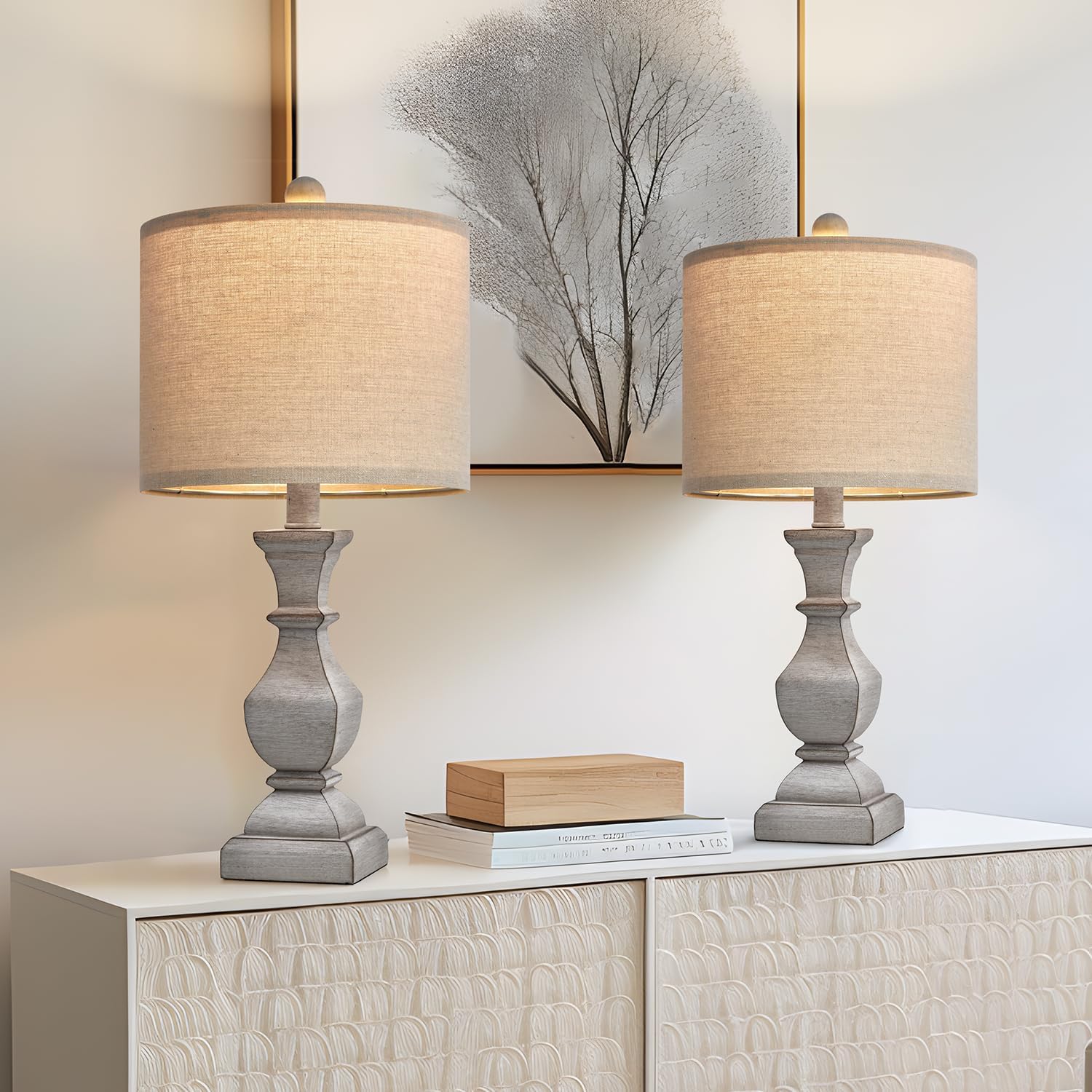Cute lamps and easy to put together. Quality is good and they are light weight. I love them.