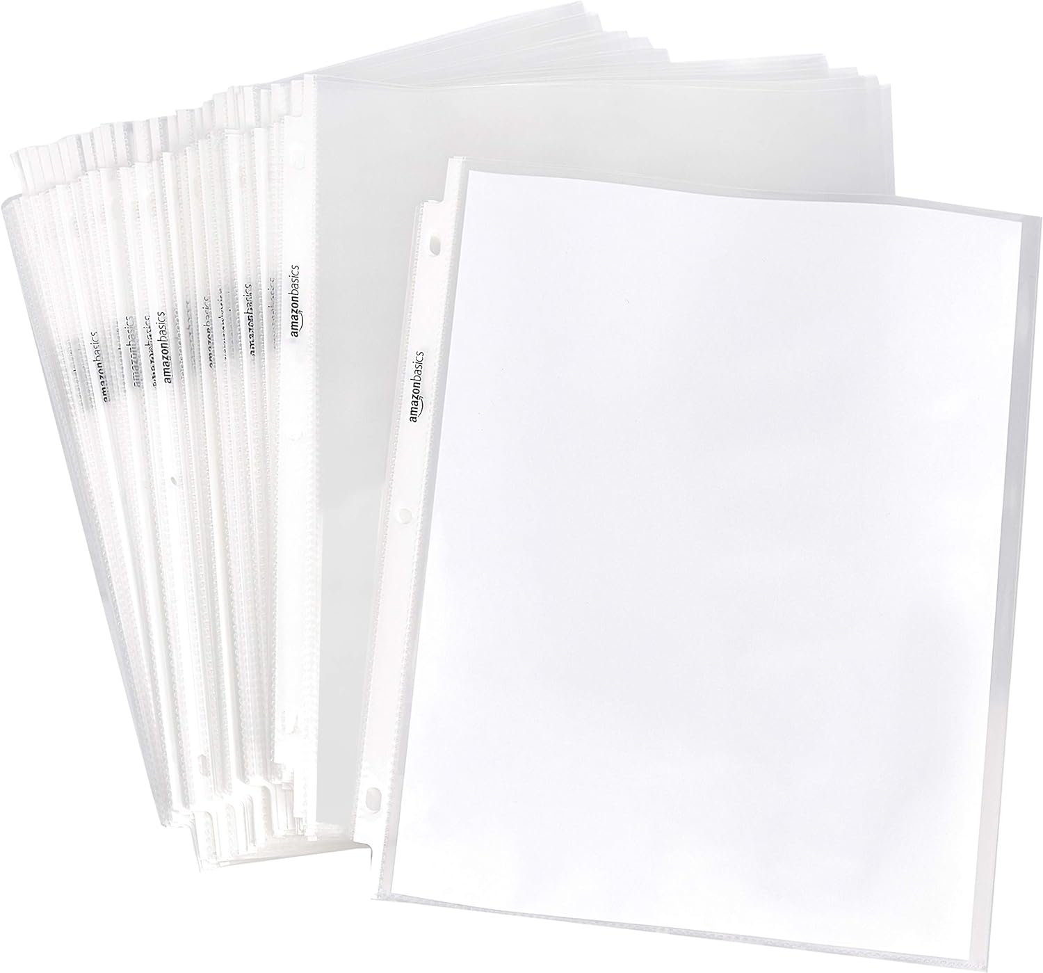 Amazon Basics Sheet Protector, Heavy Duty, 500 Pack, Clear